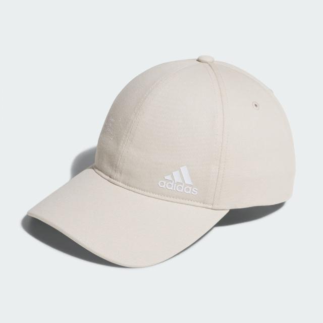 【adidas 愛迪達】Mh Cap 男女 棒球帽 運動 休閒 遮陽 米(JF0734)