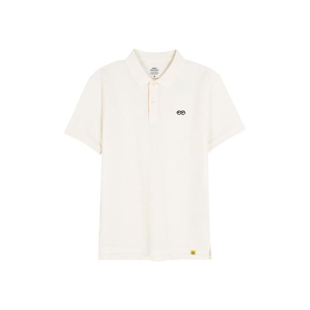 【GIORDANO 佐丹奴】男裝小小兵聯名萊卡POLO衫 minions系列(02 皎白)
