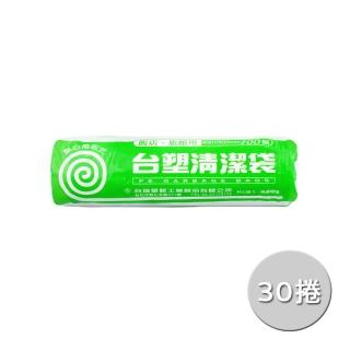 【臺塑】實心清潔袋 特小/透明 30支/1箱(垃圾袋 10L 40*50cm 30捲)