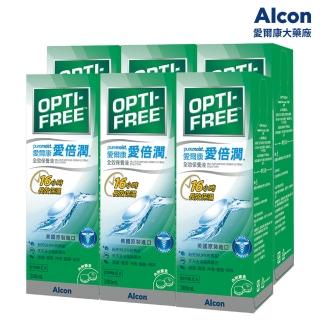 【Alcon 愛爾康】愛倍潤全效保養液6瓶(300ml/瓶；共1800ml)