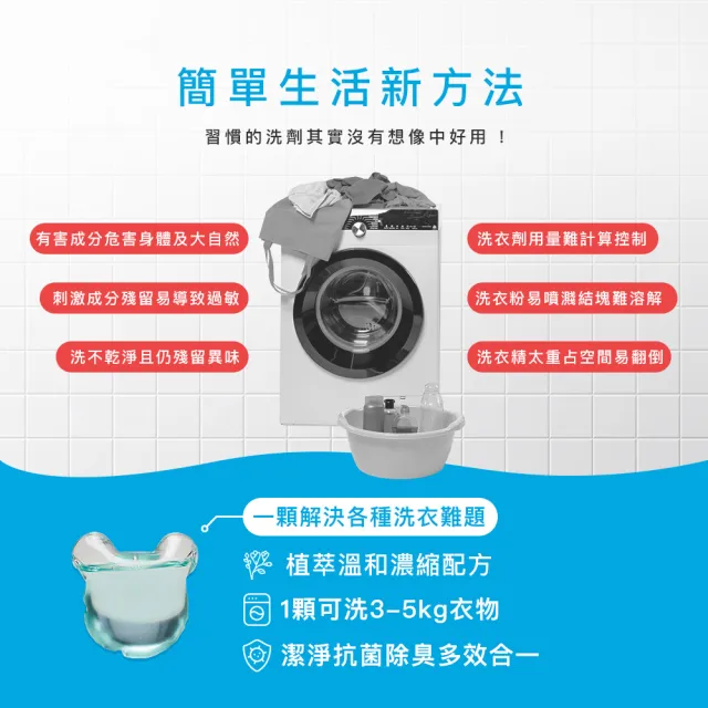 【台隆手創館】3包組 角度學植萃高效洗衣膠囊/洗衣球-小蒼蘭香 ANGLE METHODS(30入*3包共90顆)