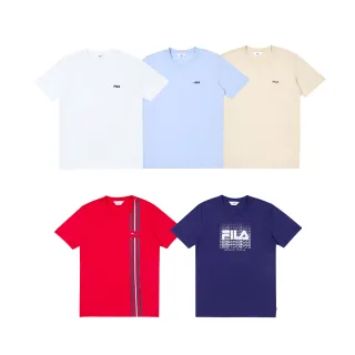 【FILA官方直營】男女款 經典短袖T恤 棉TEE 運動上衣 休閒服(任選)