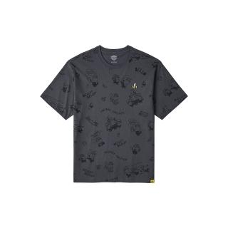 【GIORDANO 佐丹奴】男裝小小兵聯名滿版印花上衣 minions系列(70 黑灰色)