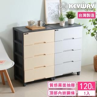 【KEYWAY 聯府】面寬54-艾倫寬型四層櫃(收納 置物櫃 抽屜櫃 MIT臺灣製造)