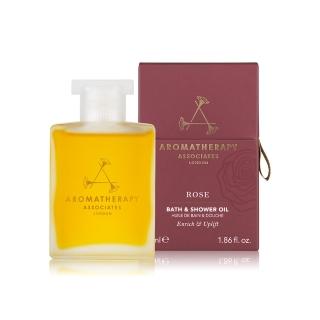 【即期品 AA 英國皇家芳療】歡沁玫瑰沐浴油 55mL*