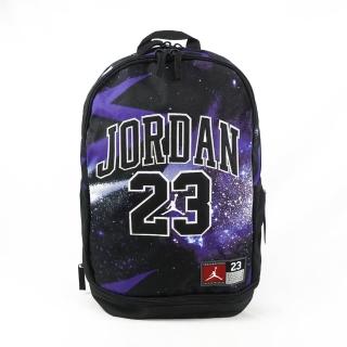 【NIKE 耐吉】Jordan Jersey 後背包 雙肩背 筆電包 防潑水 喬丹 黑藍(FQ0951-013)