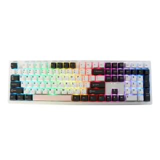 【Ducky】Zero 6108 100% RGB 三模無線機械式鍵盤 中文 珊瑚(阿米洛 雛菊黃軸/鳶尾藍軸)