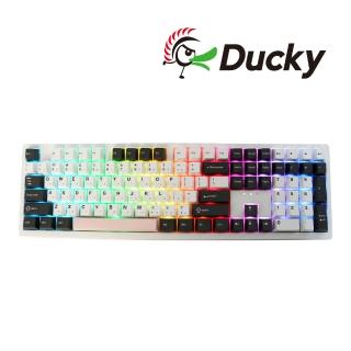 【Ducky】Zero 6108 100% RGB 三模無線機械式鍵盤 中文 珊瑚(Cherry MX2A 茶軸/青軸/紅軸/銀軸)