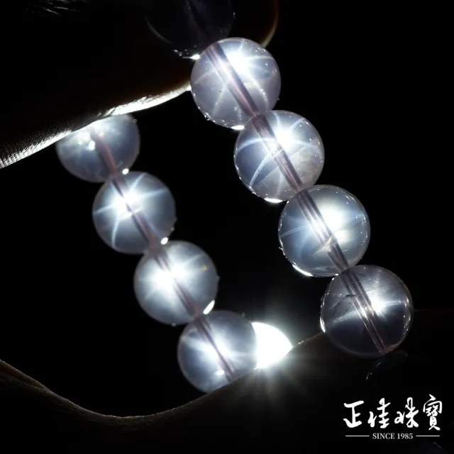 【正佳珠寶】粉晶 頂級透體星光效應 11.8-12.3mm 粉晶手珠