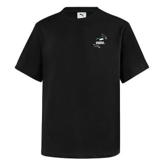 【PUMA】短袖上衣 男 女 中性款 亞規 PUMAS PARO 黑 63125301