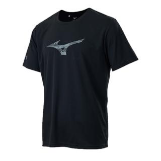 【MIZUNO 美津濃】短袖上衣 童裝 大童 男童 運動 黑 32TAB10509