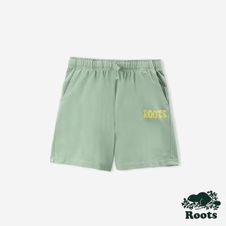 【Roots】Roots 大童-NATURE IS MAGIC WILDLIFE 短褲(羅勒綠)