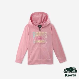 【Roots】Roots 大童-NATURE IS MAGIC 連帽外套(亮粉色)