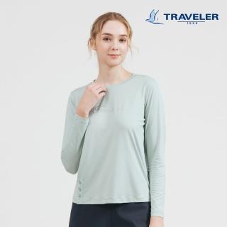 【TRAVELER 旅行者】女款膠原蛋白涼感消臭吸排抗UV長袖上衣｜251TR803(涼感/消臭/吸排/抗UV)