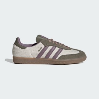 【adidas 愛迪達】SAMBA OG 運動休閒鞋(JP5675 女鞋 ORIGINALS經典休閒鞋 蕾絲布料細節 森林大地色系)