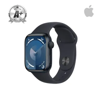 【Apple】A+ 級福利品 Apple Watch S9 GPS 45mm 鋁金屬錶殼(副廠配件/錶帶顏色隨機)