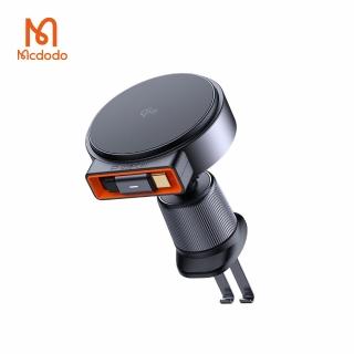 【Mcdodo】MagQ Qi2 15W 車用自帶線無線磁吸快充充電支架/車充(CH-0090/麥多多)