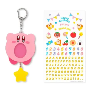 【Nintendo 任天堂】星之卡比裝飾吊飾 漂浮 含貼紙 - 電玩(台灣公司貨)