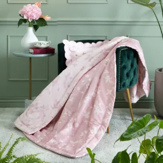 【WEDGWOOD】500織純棉印花 蠶絲涼感涼被 薄被四季被(百貨款｜雙人180x210cm)