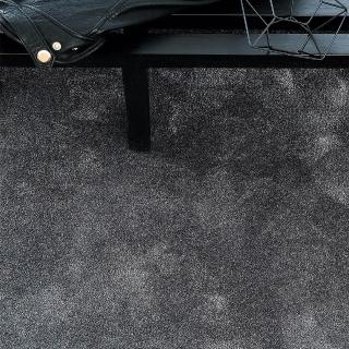 【範登伯格】比利時 極致柔奢華長毛地毯-99黑灰(140x200cm)
