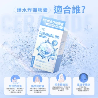【m2 美度】超能水光精粹軟膠囊 2盒組 買1送1組-爆水膠囊(24入/盒.韓國製造.素食可食)