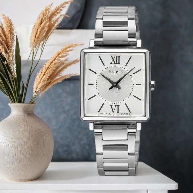 【SEIKO 精工】CS 摩登時尚長方形女錶(SWR111P1/4N30-00N0S)