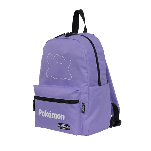 【OUTDOOR 官方旗艦館】雙11 寶可夢Pokemon-夜光百變怪後背包-紫色 ODGO23Q01PL