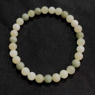 【佰財水晶珠寶】天然多寶和田玉6mm手串