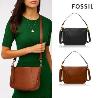 【FOSSIL 官方旗艦館】Skylar 真皮手提側背兩用包(多色可選)
