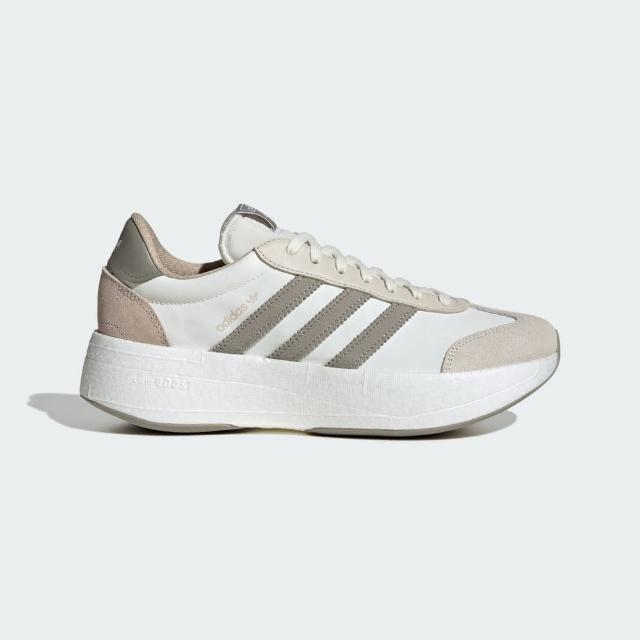 【adidas 愛迪達】City Rnr 男 運動休閒鞋 舒適 白 粉紅 棕(JR8012)