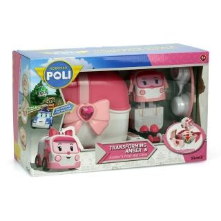 【ToysRUs 玩具反斗城】Robocar Poli波力救援小英雄 Led變形手提基地系列-安寶