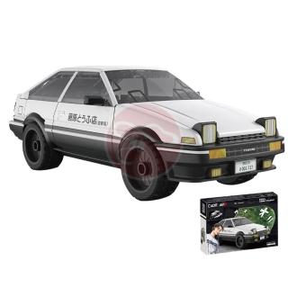 【ToysRUs 玩具反斗城】Cada 授權頭文字D豐田-拼裝積木車AE86-trueno藤原拓海