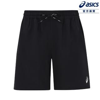 【asics 亞瑟士】7吋 平織短褲 男款 亞洲版 跑步下著(2011D338-001)