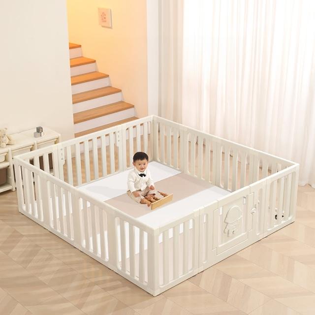 【Caring】多功能 圍欄 商檢局+CNS安全雙認證-200x140cm(安全圍欄/遊戲圍欄/收納櫃/兒童圍欄/室內圍欄)