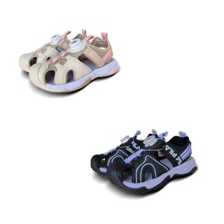 【FILA】美好運動 童鞋 運動涼鞋 護趾轉轉扣(2-S434Y-011/2-S434Y-772)