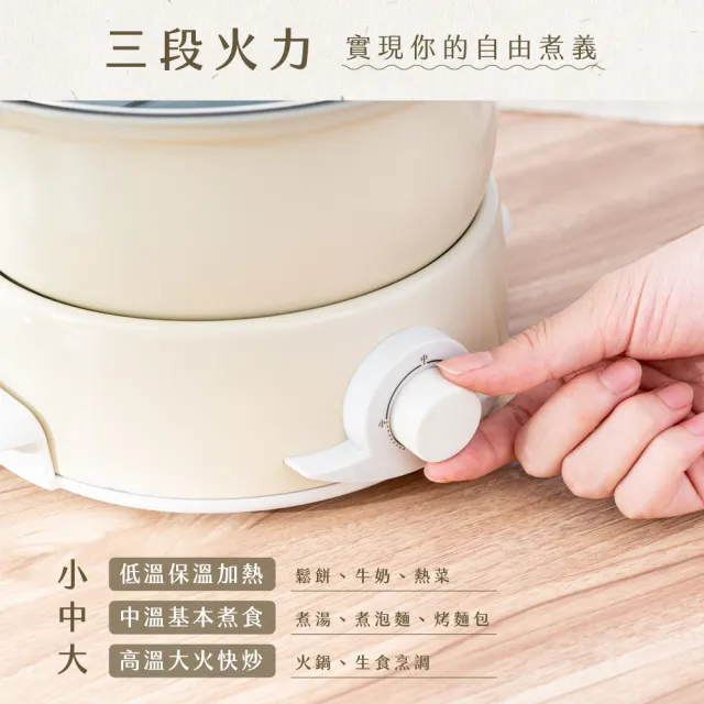 【KINYO】1.5L多功能電火鍋-火烤兩用(不沾塗層 BP-075)