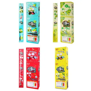 【HAITAI  海太】逗逗蟲酸酸夾心軟糖 24g*20入/盒(草莓/蘋果/檸檬可樂/麝香葡萄口味)