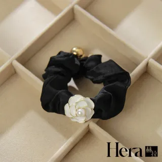 【HERA 赫拉】ll現貨ll韓版小香風山茶花珍珠大腸圈(現貨瘋搶中)
