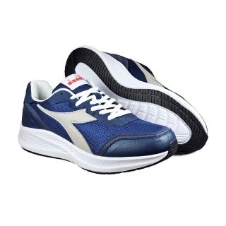 【DIADORA】輕量專業慢跑鞋 男鞋 運動鞋 藍(MIT 臺灣製造 寬楦 反光 透氣 舒適 穩定 支撐 吸震 減壓 止滑)