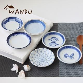 【WANDU 瓦讀】日本製美濃燒陶瓷3.7吋碟-多款可選(盤 醬料碟 小菜碟 點心盤)