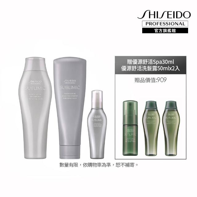 【資生堂專業美髮】活耀未來洗髮修護密豐組(洗髮露+護髮乳+小密豐)