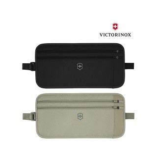 【VICTORINOX 瑞士維氏】Travel Essentials 腰包橫式防搶包 二色任選(653380 653381)