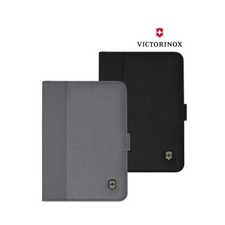 【VICTORINOX 瑞士維氏】Travel Essentials RFID 4卡防盜護照包 二色任選(653361 653362)