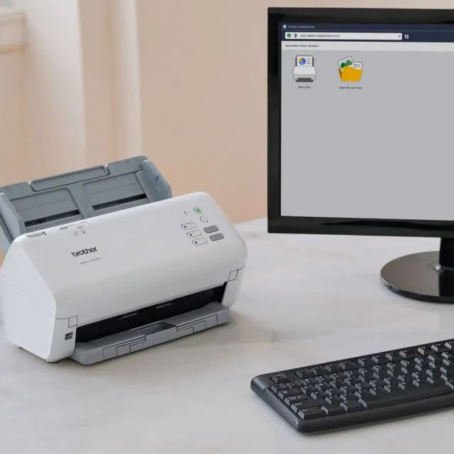 【Brother 兄弟牌】ADS-4300N 商用饋紙式網路型文件掃描器(掃描)