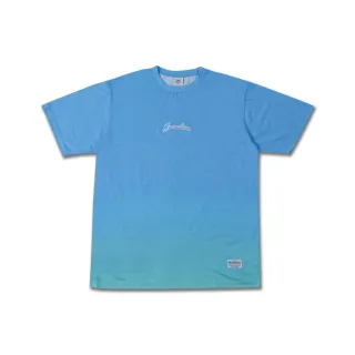 【富邦悍將】心動信號刺繡短TEE(粉藍漸層_S-3XL)