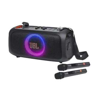 【JBL】便攜式燈光派對喇叭附二支無線麥克風PARTYBOX-ON-THE-GO(ESSENTIAL)