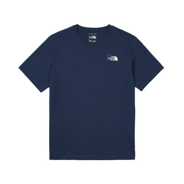 【The North Face】北臉 短袖上衣 男 女 中性 U RLX SUMMER CAMP SS TEE 藍 NF0A8DBV8K2