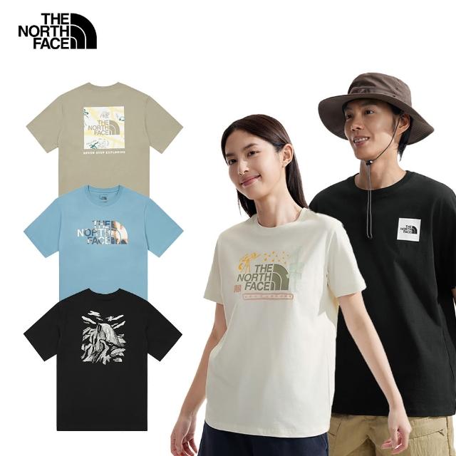【The North Face 官方旗艦】男女大LOGO特色印花短T(多款可選)