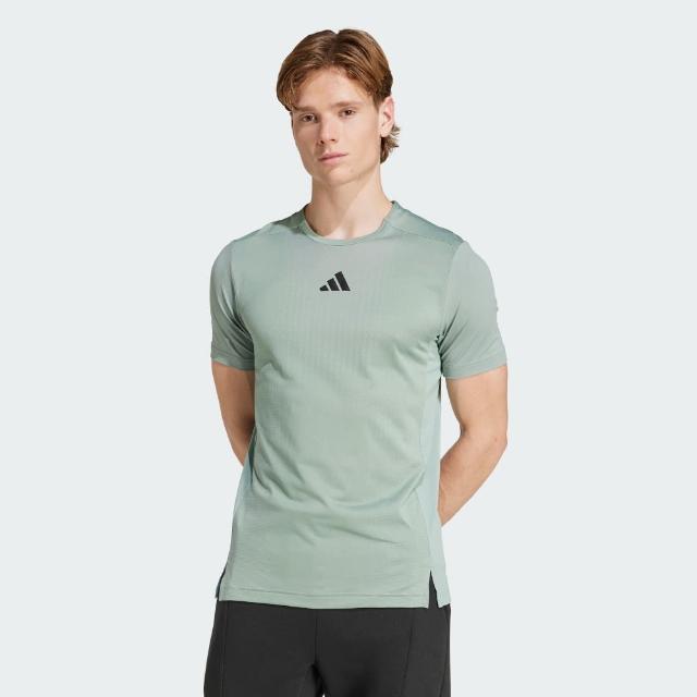 【adidas 愛迪達】AIRCHILL 短袖上衣 T恤 涼感 排汗 男 JI8197