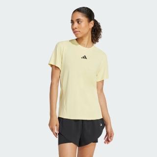 【adidas 愛迪達】DESIGNED FOR TRAINING INTENSITY 短袖上衣 T恤 吸濕排汗 女 JZ0833